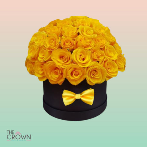 Cilindro de 36 Rosas Amarillas