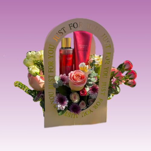 Cartera de flores + Set Victoria Secret